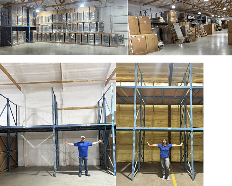 MRI warehouse exterior with dock doors